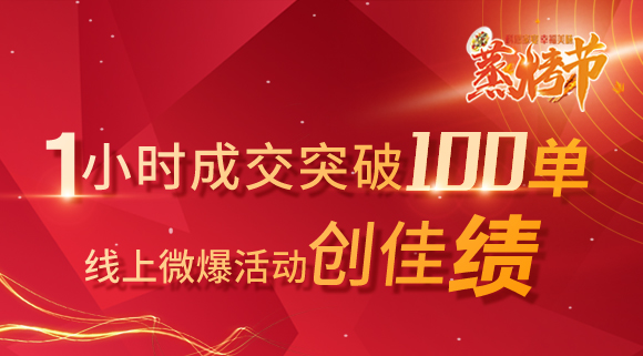 科恩蒸烤节 | 线上微爆创佳绩，1小时成交115单！